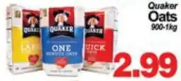 Concord Food Centre & Oak Ridges Food Market Quaker oats offer