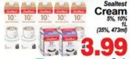 Concord Food Centre & Oak Ridges Food Market Sealtest Cream offer