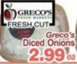 Concord Food Centre & Oak Ridges Food Market Greco's diced onions offer