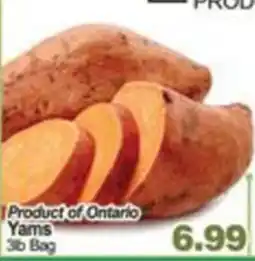 Concord Food Centre & Oak Ridges Food Market Yams offer