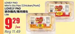 Terra Foodmart LOVELY PAO Mini's Sio Pao (Chicken/Pork) offer