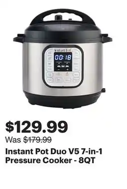 Best Buy Instant Pot Duo V5 7-in-1 Pressure Cooker - 8QT offer