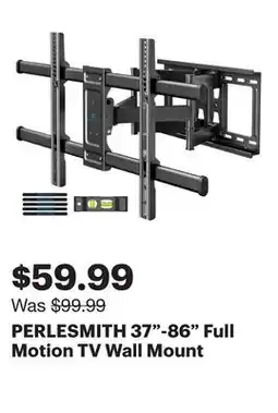 Best Buy PERLESMITH 37-86 Full Motion TV Wall Mount offer