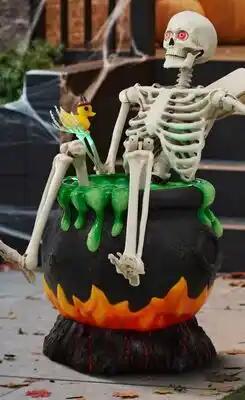 Walmart 43 Animated skeleton in cauldron bath offer