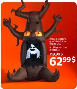 Walmart 8'LED ghost tree inflatable offer