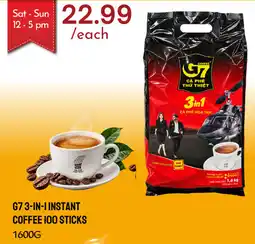 Lucky Supermarket G7 3-in-1 instant coffee offer