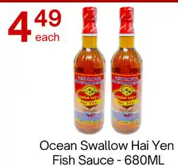 Lucky Supermarket Ocean Swallow Hai Yen Fish Sauce offer