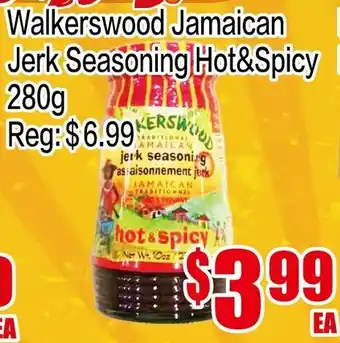 Walkerswood jamaican jerk seasoning hot&spicy