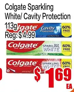 Fusion Supermarket Colgate sparkling white cavity protection offer