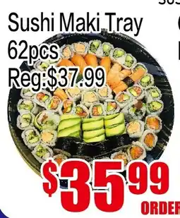 Fusion Supermarket Sushi Maki Tray offer