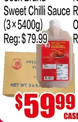 Fusion Supermarket Cook Brand Sweet Chilli Sauce offer