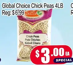 Fusion Supermarket Global Choice Chick Peas offer