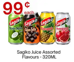 Lucky Supermarket Sagiko Juice Assorted Flavours offer