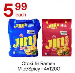 Lucky Supermarket Otoki Jin Ramen offer