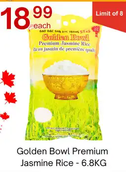 Lucky Supermarket Golden Bowl Premium Jasmine Rice offer