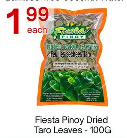 Lucky Supermarket Fiesta Pinoy Dried Taro Leaves offer