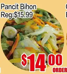 Fusion Supermarket Pancit Bihon offer