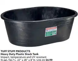 Home Hardware Heavy Duty Plastic Stock Tank offer