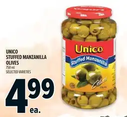 Metro Unico stuffed manzanilla olives offer