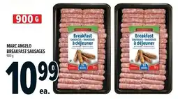 Metro Marc Angelo breakfast sausages offer