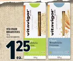 Metro Vita Vigor breadsticks offer