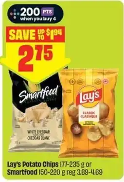 FreshCo Lay's Potato Chips or Smartfood offer