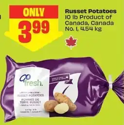 FreshCo Go fresh Russet Potatoes offer