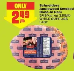 FreshCo Schneiders Applewood Smoked Bone-In Ham offer