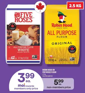 Robin Hood or Five Roses flour