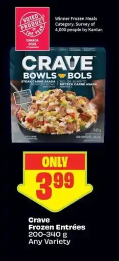 FreshCo Crave Frozen Entrées offer