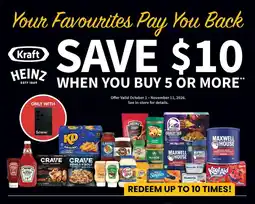 FreshCo Kraft Heinz favourites offer