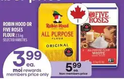 Metro Robin Hood or Five Roses flour offer