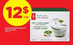 Maxi President's Choice pump salad spinner offer