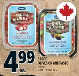 Metro Sardo olives or antipasto offer