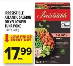 Metro Irresistible Atlantic salmon or yellowfin tuna poke offer