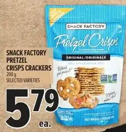 Metro Snack Factory pretzel crisps crackers offer