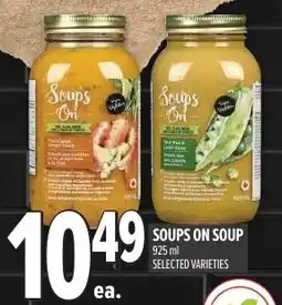 Metro Soups On Soup offer