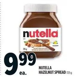 Metro nutella hazelnut spread offer