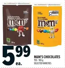 Metro M&M'S CHOCOLATES offer