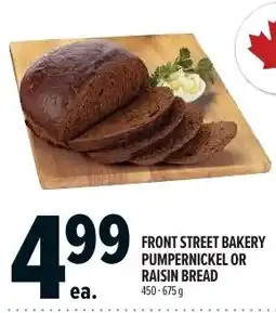 Metro Front Street Bakery Pumpkinickel or Raisin Bread offer
