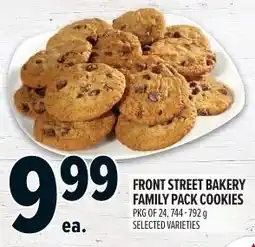 Metro Front Street Bakery family pack cookies offer