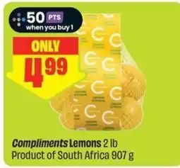 FreshCo Compliments lemons offer