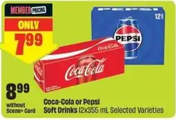 FreshCo Coca-Cola or Pepsi Soft Drinks offer