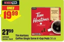 FreshCo Tim Hortons Coffee Single Serve K-Cup Pods offer