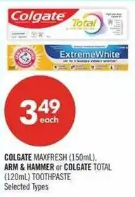 Shoppers Drug Mart Colgate maxfresh toothpaste offer