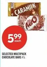 Shoppers Drug Mart selected multipack chocolate bars offer