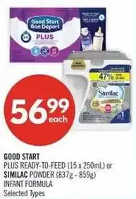 Shoppers Drug Mart Good Start Plus Ready-to-feed infant formula offer