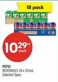 Pepsi beverages