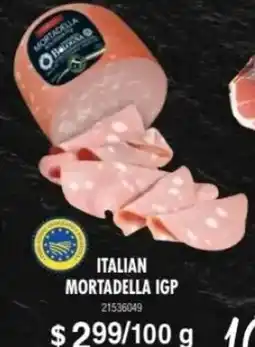 Fortinos Italian mortadella igp offer