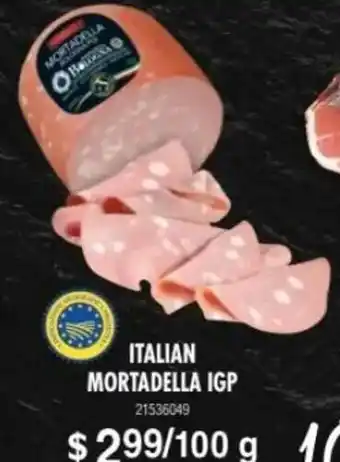 Italian mortadella igp